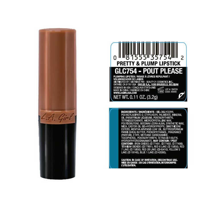 Rossetto grazioso e paffuto - L.A. Girl : Pout Please - 2