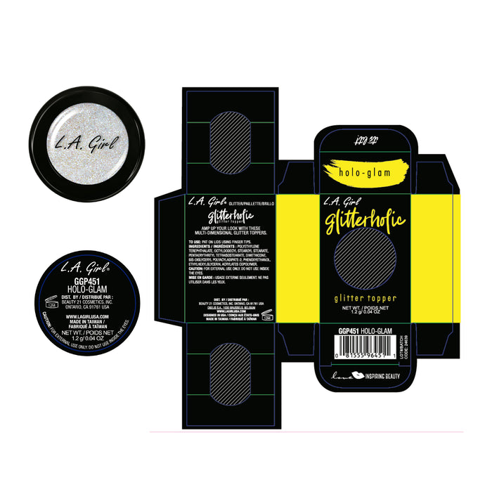 Ombretto - Glitter Topper Glitterholic - L.A. Girl - 3