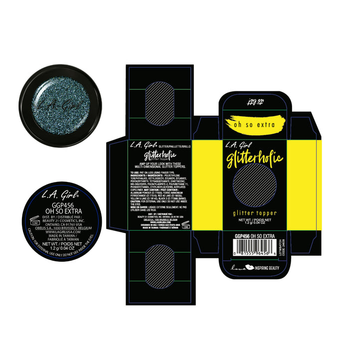Ombretto - Glitter Topper Glitterholic - L.A. Girl : Oh So Extra - 3