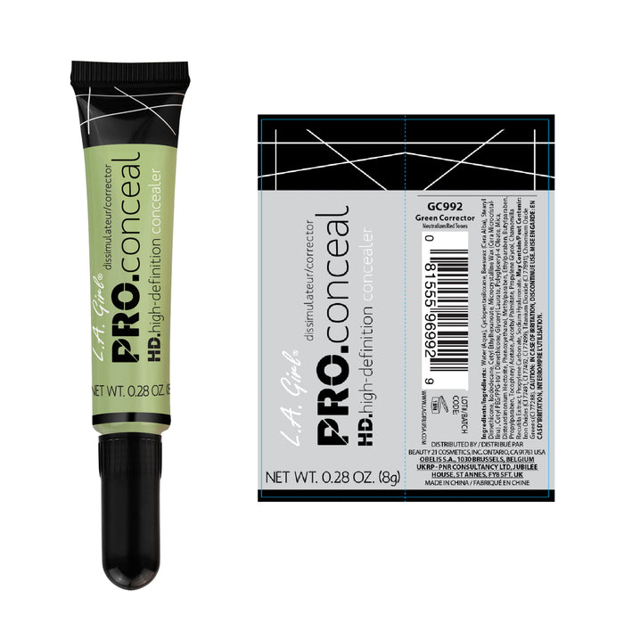 Correttore Liquido - Correttore Pro Conceal Hd - L.A. Girl : Green corrector - 2