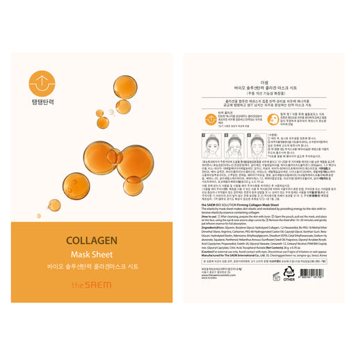 Maschera Viso al Collagene - Soluzione Bio - The Saem - 2
