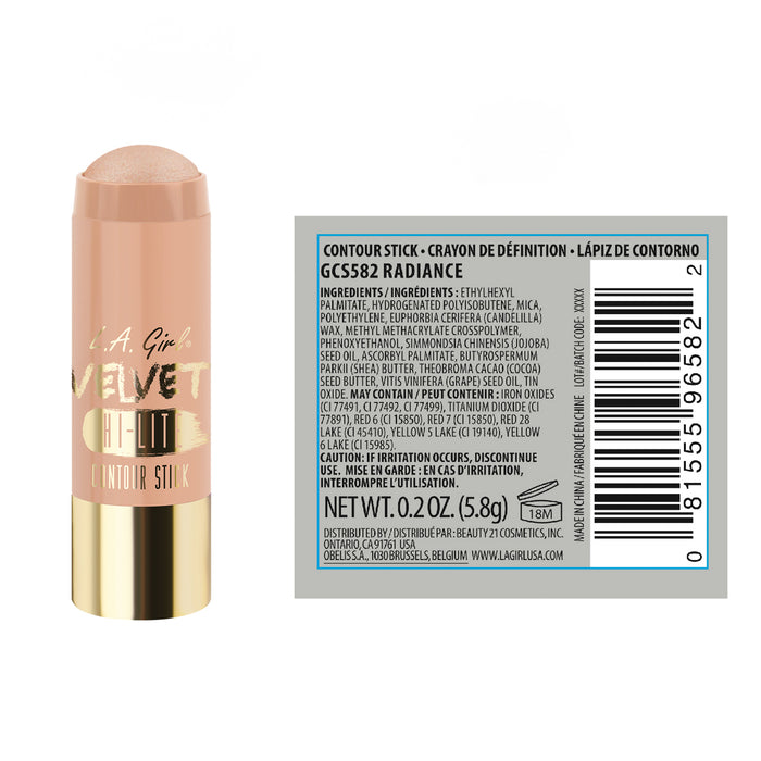 Bastone per il contorno del viso - Bastone per il contorno del velluto - L.A. Girl : Radiance - 2