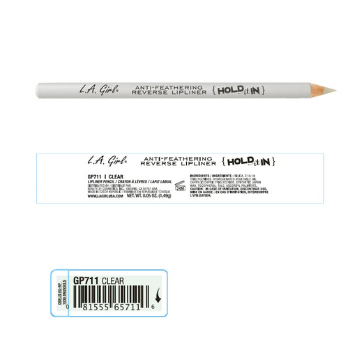 Rossetto fissativo - Tienilo al contrario "Trasparente" - la Girl - L.A. Girl - 2