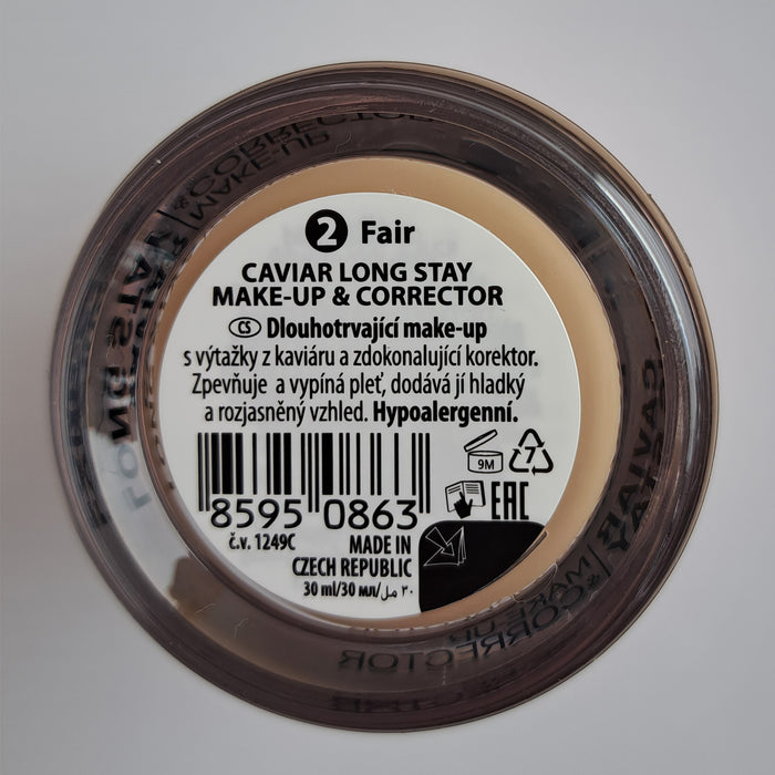 Trucco e correttore - Caviar Long Stay - Dermacol : Base de maquillaje y corrector caviar - 02 - 2