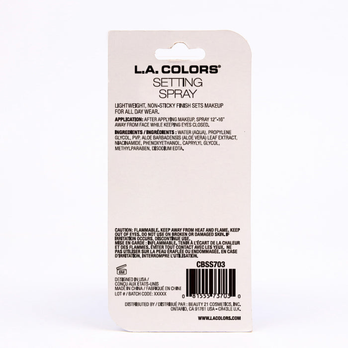 Spray fissante - L.A. Colors - 2