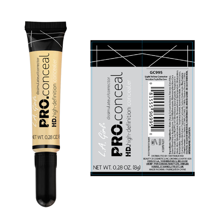 Correttore Liquido - Correttore Pro Conceal Hd - L.A. Girl : Light Yellow - 2
