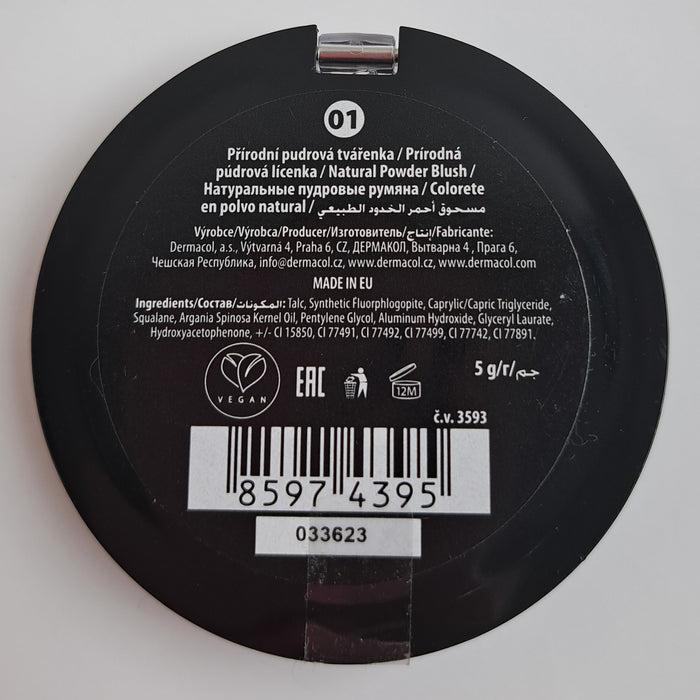 Fard in polvere naturale Dermacol - Dermacol : 01 - 2