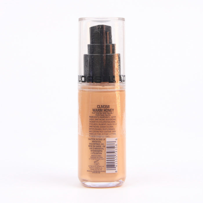 Fondotinta liquido - Veramente opaco - L.A. Colors : Warm Honey - 2