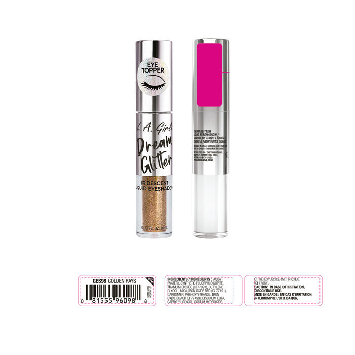Ombretto liquido glitterato da sogno - L.A. Girl : Golden Rays   - 2