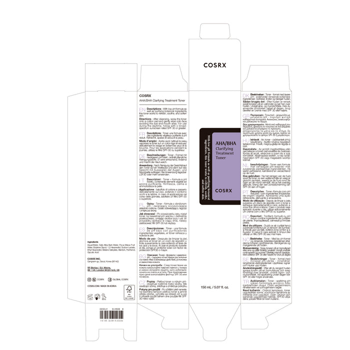 Tonico Viso Chiarificante - 150 ml - Cosrx - 4