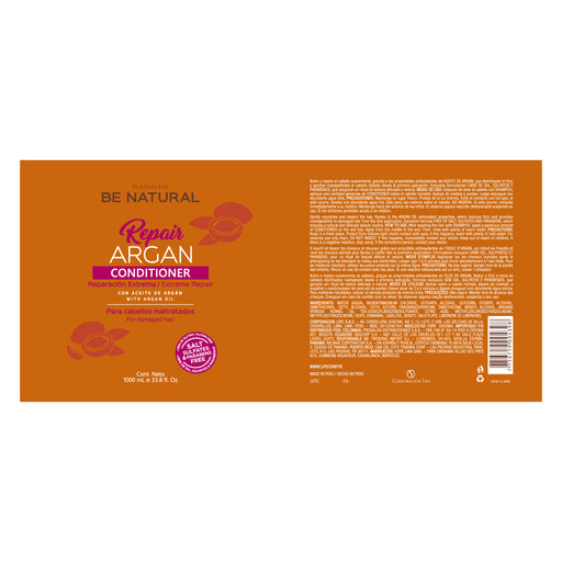 Ripara il balsamo all&#39;argan - 1l - Be Natural - 2