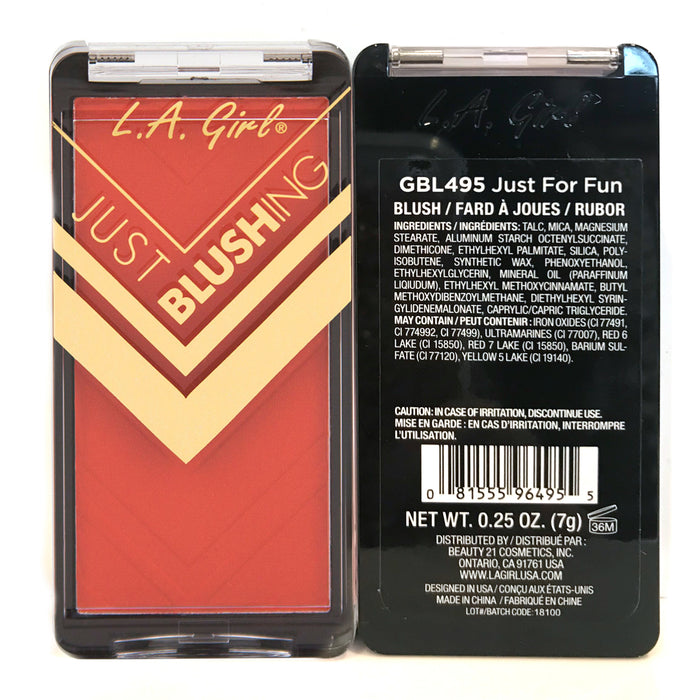 Colorete - Solo arrossire - L.A. Girl : Just For Fun - 2