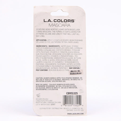 Il mascara Color Biggie Lash Tubing - L.A. Colors - 1
