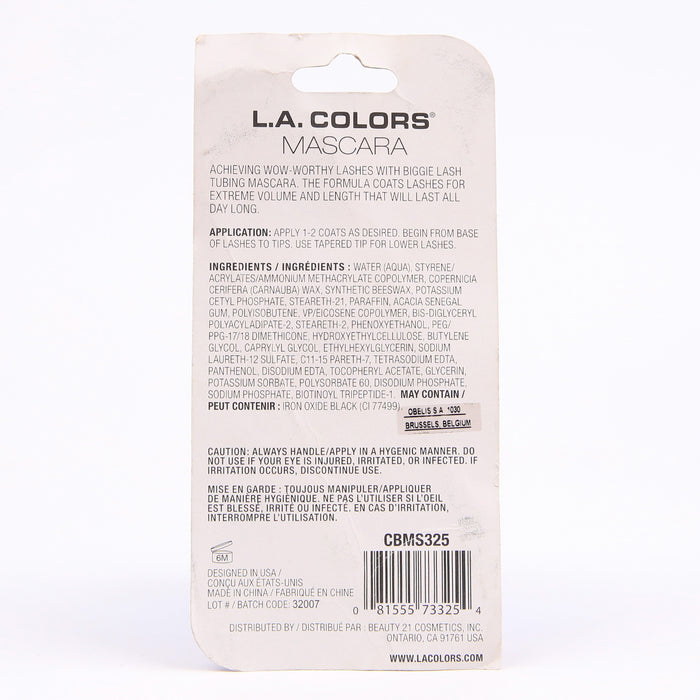 Il mascara Color Biggie Lash Tubing - L.A. Colors - 1
