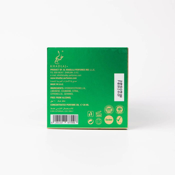 Olio Profumato per Donna Malika Green 15ml - Khadlaj - 2