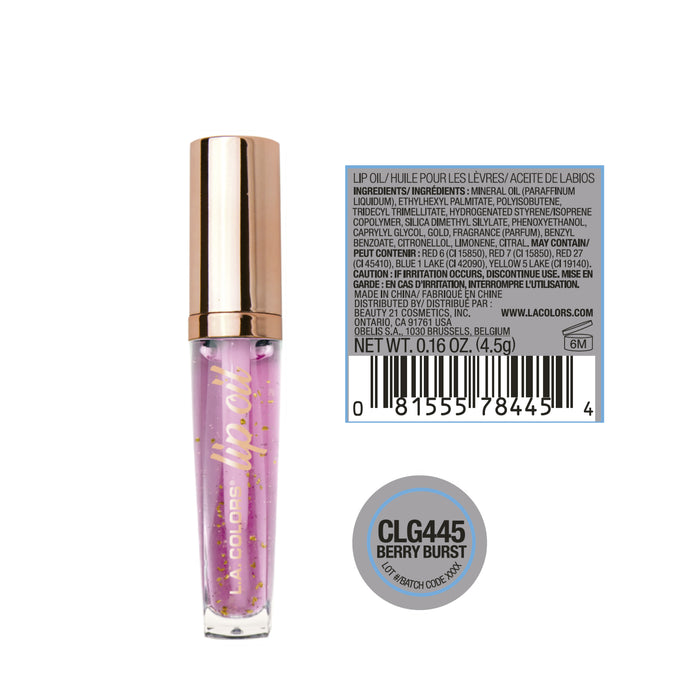 Olio per labbra Olio per labbra - L.A. Colors : Berry Burst - 3