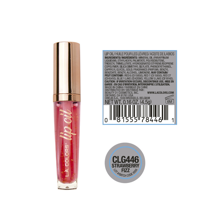 Olio per labbra Olio per labbra - L.A. Colors : Srawberry Fizz - 3