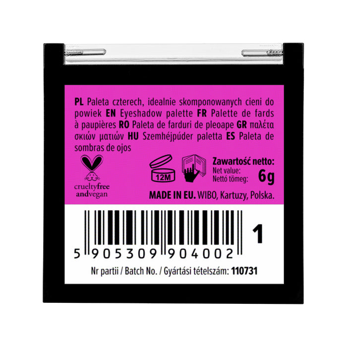 Palette di ombretti Wibo Quattro - Wibo : 1 - 2