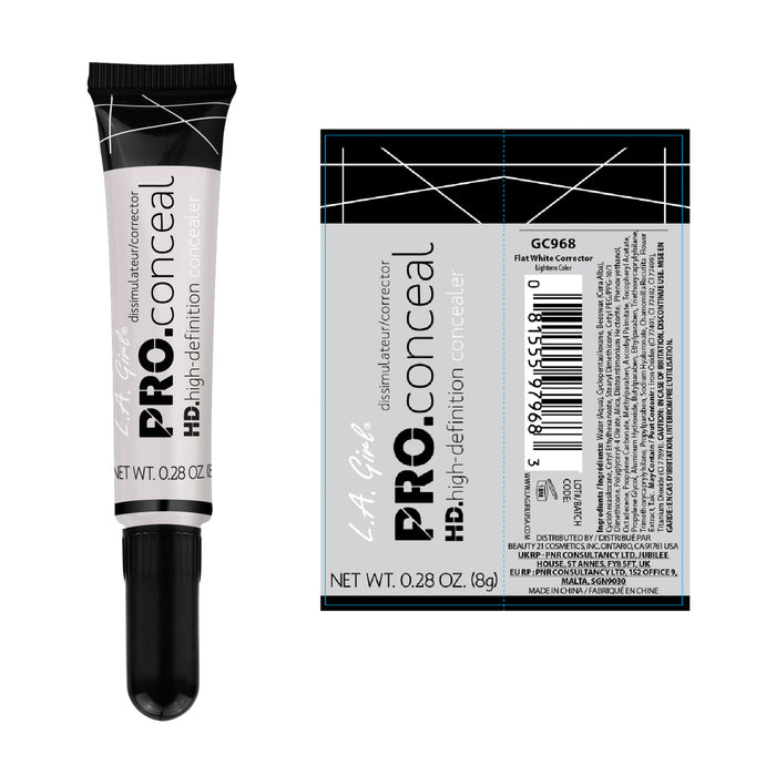 Correttore Liquido - Correttore Pro Conceal Hd - L.A. Girl : Flat White - 2