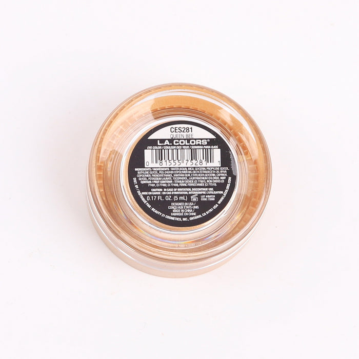 Gelly Glam Ombretto in crema metallizzata - L.A. Colors : Queen Bee - 2