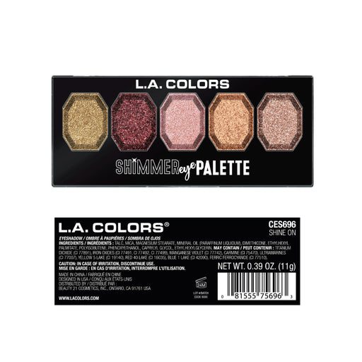 La Colors - Palette di Ombretti Shimmer Eye - L.A. Colors : Shine On - 1