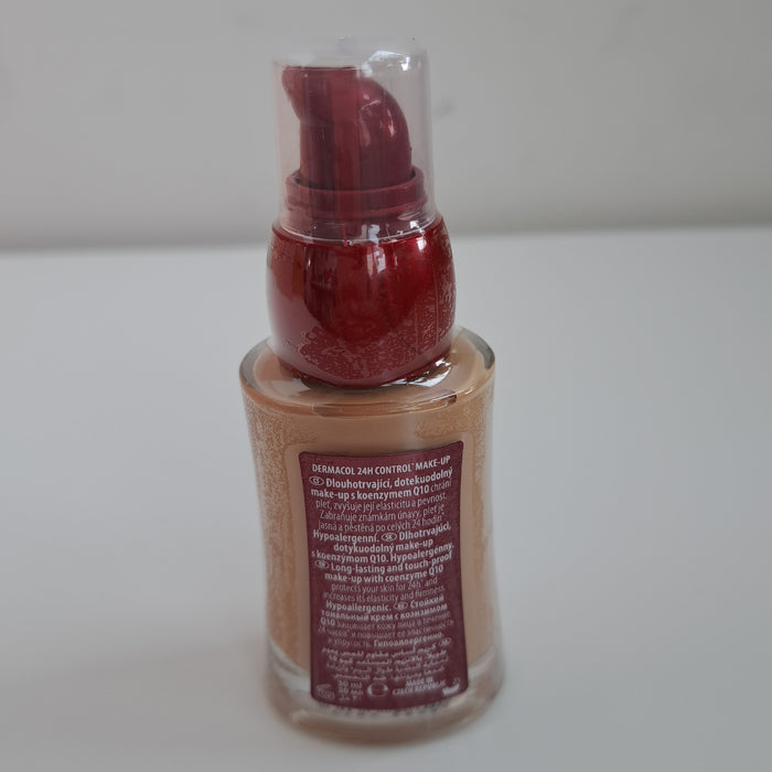 Trucco a lunga tenuta con Q10 - 24 H Control Long Lasting - Dermacol : Base de maquillaje 24h control long lasting - 03 - 4