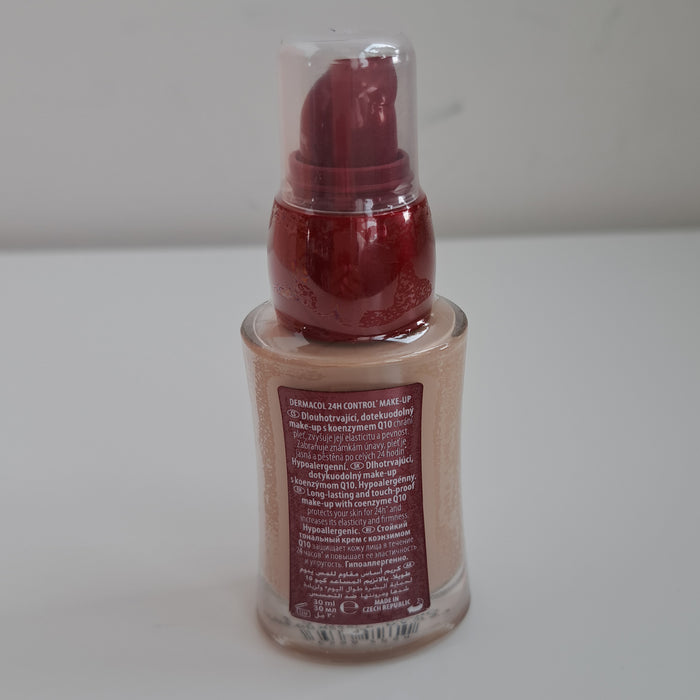 Trucco a lunga tenuta con Q10 - 24 H Control Long Lasting - Dermacol : Base de maquillaje 24h control long lasting - 01 - 4