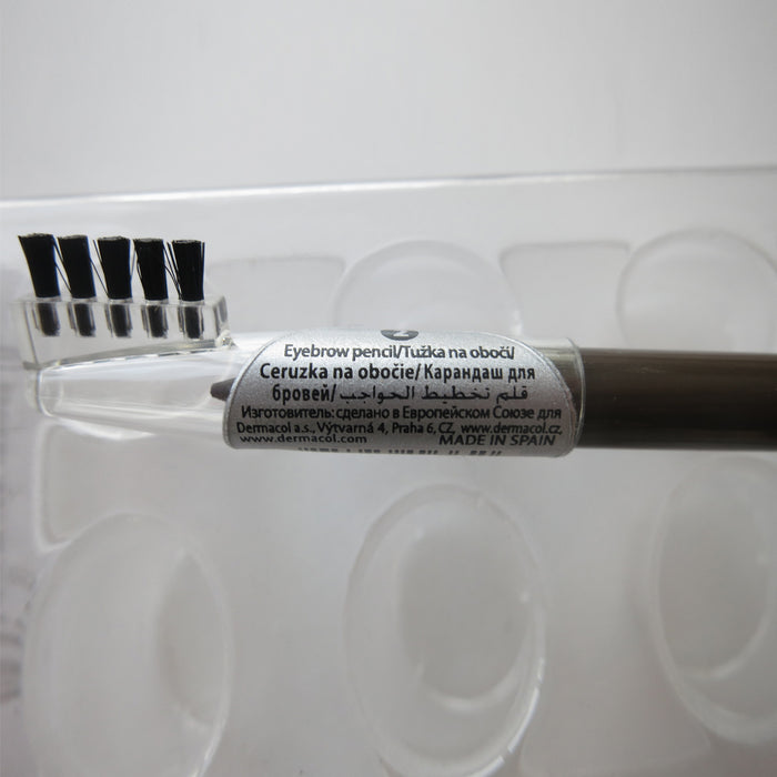 Matita morbida per sopracciglia - Dermacol : Lápiz de cejas - 02 - 4