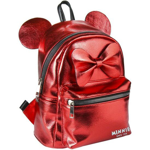 Zaino Casual Moda in Pelle Minnie - Rosso - Cerdá - 1