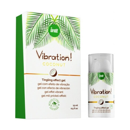 Vibratore Vegano Liquido al Cocco 15ml - Intt - 1