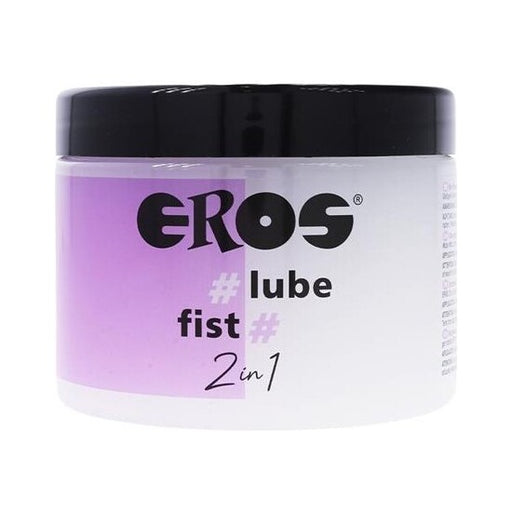 2 in 1 - Lubrificante per Fisting Base Acqua e Silicone 500 ml - Eros - 1