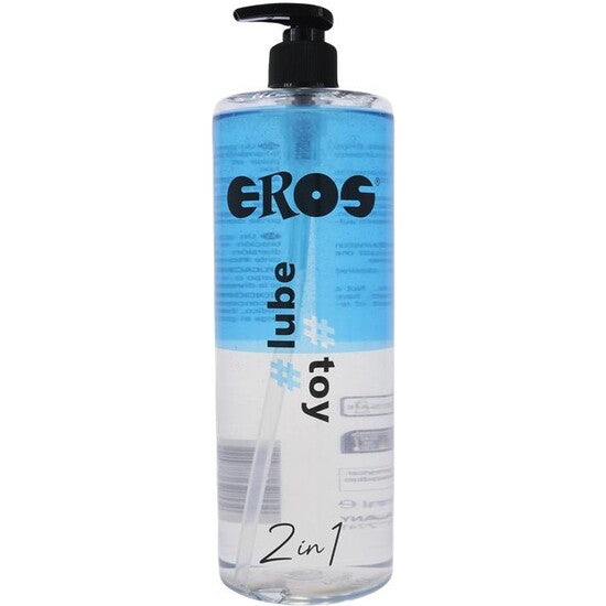 2 in 1 - Lubrificante a Base d'Acqua 1000 ml - Eros - 1