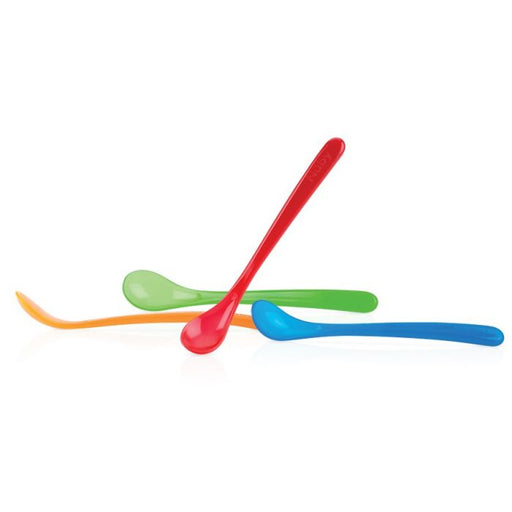 Cucchiaio a manico lungo - 4 unità - 6 m+ - Nuby - 1