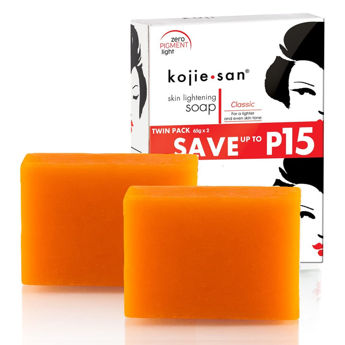 Saponette con acido Kojico per Schiarire la Pelle - Kojie San : 2x 65gr - 1