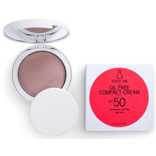 Crema Compatta con Colore Spf 50 senza Olio - Colore Scuro - Youth Lab - Youthlab - 1