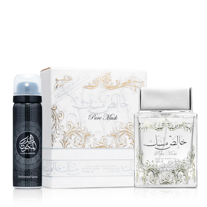 Eau de Parfum Pure Musk 100ml + Deodorante 50ml - Lattafa - 1