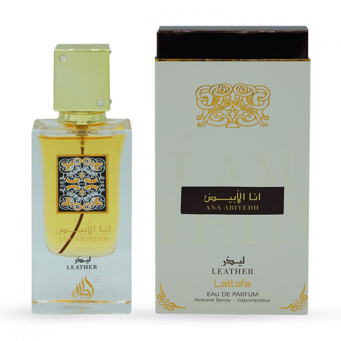Eau de Parfum da uomo Ana Abiyedh Leather 60ml - Lattafa - 1