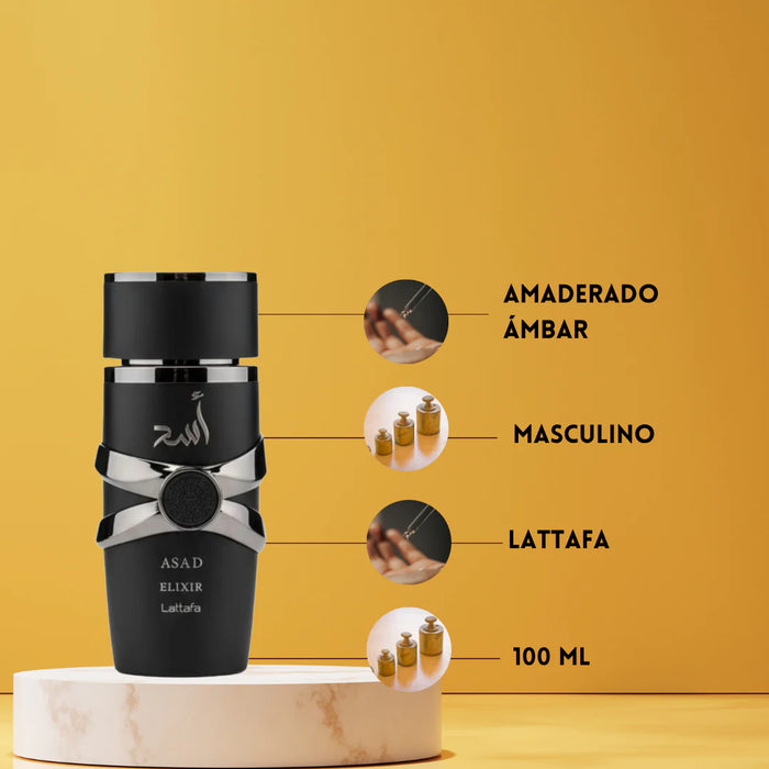 Eau de Parfum Asad Elixir per Uomini 100mL - Lattafa - 3