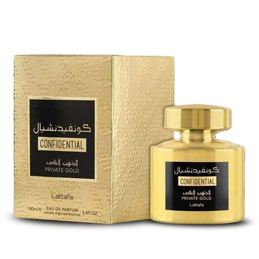 Confidential Private Gold Eau de Parfum unisex 100 ml - Lattafa - 1