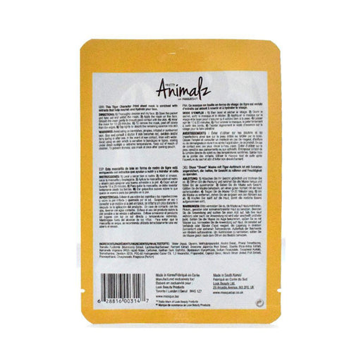 Maschera Viso Tigre Idratante - Animalz - 2