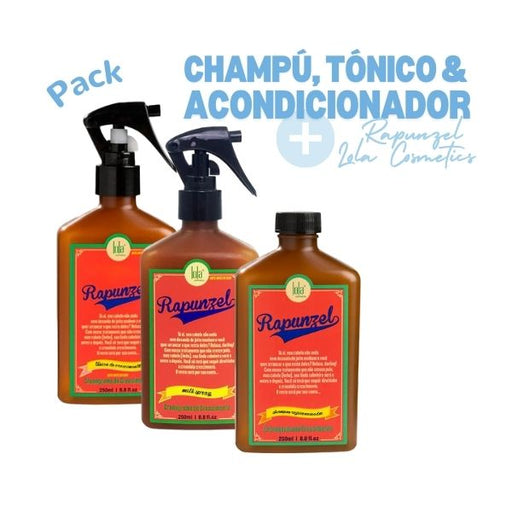 Pacchetto Shampoo, Tonico e Balsamo Rapunzel - Lola Cosmetics - 1