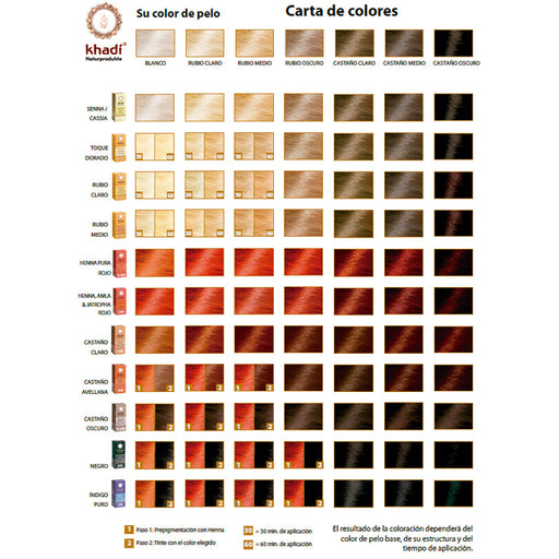 Colore a base di erbe Castano dorato. 100 grammi - Khadi - 2