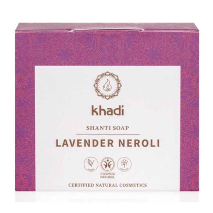 Sapone Shanti Lavanda Neroli (fiori d&#39;arancio) 100 gr - Khadi - 1