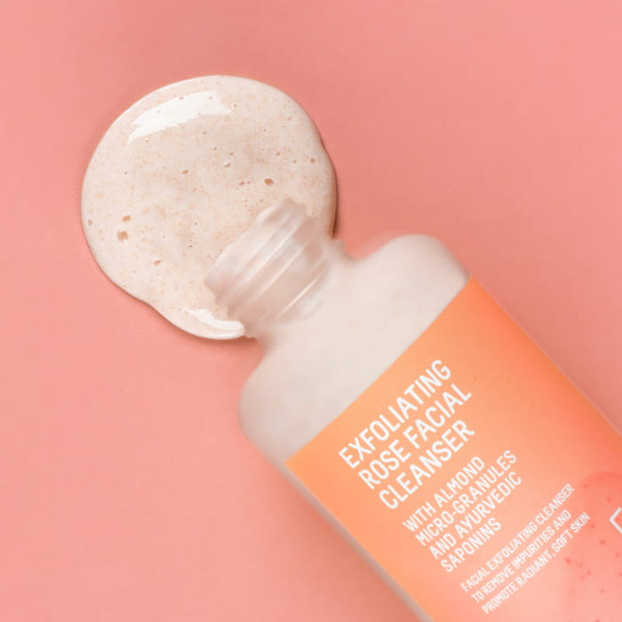 Detergente viso esfoliante - Detergente viso esfoliante alla rosa 100 ml - Freshly Cosmetics - 3
