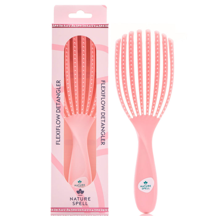 Spazzola Flexiflow Detangler - Colore Rosa Pastello - Nature Spell - 1