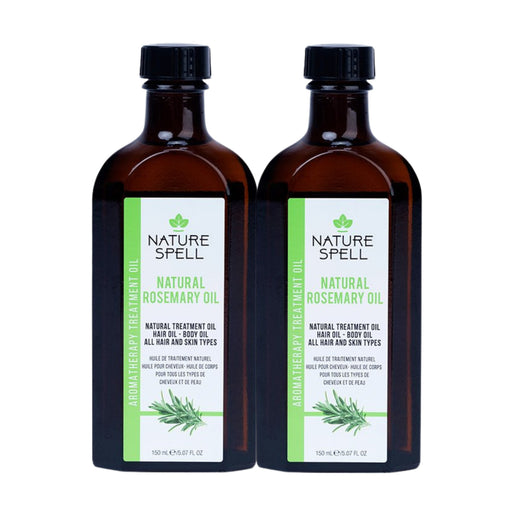 Pacco 2 Olio di Rosmarino per Capelli e Pelle - Stimolante e Lenitivo - Nature Spell - 1