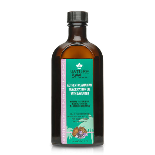 Aceite Corporal-capilar - Olio di ricino nero giamaicano Capelli e pelle alla lavanda 150 ml - Nature Spell - 1