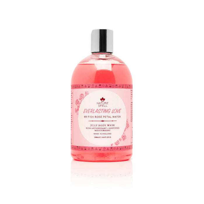 Gel da bagno - Detergente per il corpo alla rosa 500 ml - Nature Spell - 1