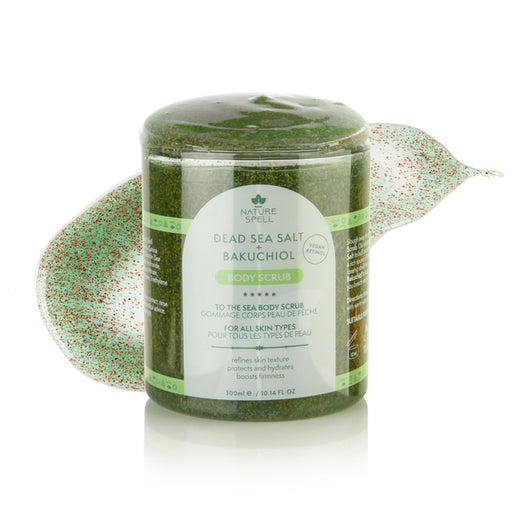 Scrub Corpo con Bakuchiol, Sale del Mar Morto e Tè Verde 300 ml - Nature Spell - 1