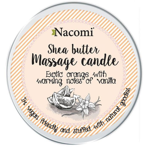 Candela da massaggio al burro di karité - Arancia esotica con note di vaniglia - Nacomi - 1